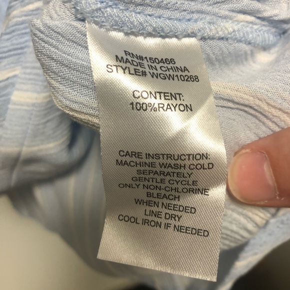 Faux wrap blouse with three-quarter sleeve - Picture 3 of 3